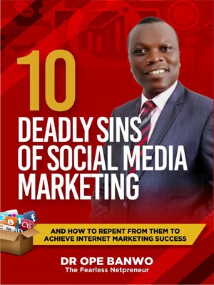 cover image of Deadly sins of social media marketing